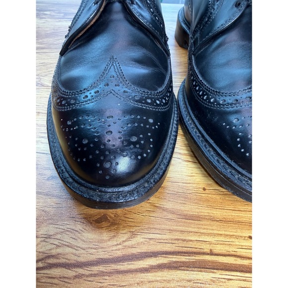 Allen Edmonds Black Macneil Wingtip Oxfords Sz 10.5 main image 6